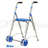 Rollator 2 roues Kamaleon bleu avec poignée en mousse