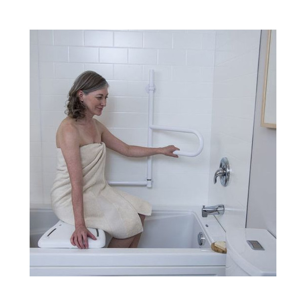 barre d'appui rotative sécurisée, aide à entrer et sortir de la baignoire dependa