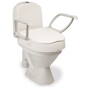 Rehausse de toilettes CLOO sécurité optimale pour s'assoir aux toilettes
