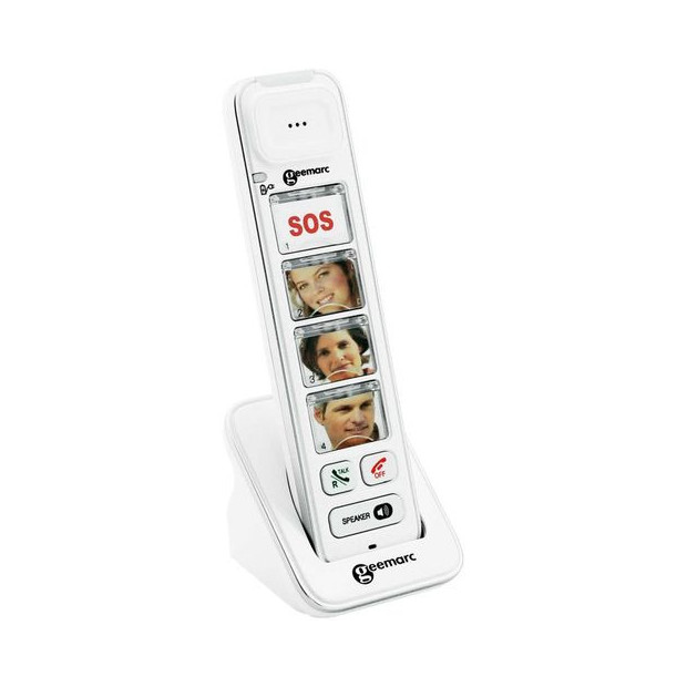 Téléphone sans-fil Additionnel Photodect 295 1 bouton sos et 3 contacts pour principal Combi 295 ou Amplidect 295