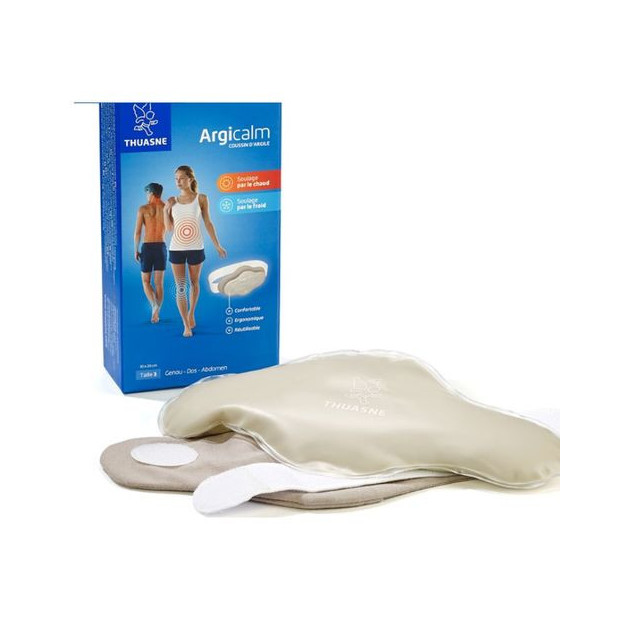 Poche Chaud Froid Argile Argicalm Thuasne avec packaging