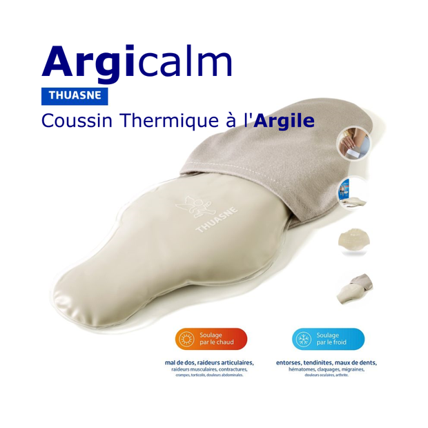 Coussin thermique à l'argile Argicalm Thuasne pour soulager les douleurs