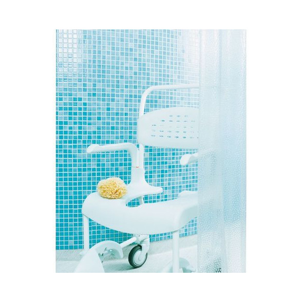 Chaise de douche & cadre wc à roulettes Etac Clean résiste à l'eau