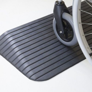 SHEHello Rampe de Seuil Bordure D'intérieur, 2 À 6,5 Cm Haut Ménage Marches  Antidérapantes Rampes Porte pour Vélo Fauteuil Roulant Nettoyage Robot