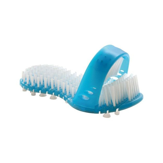 Brosse Massante lave-pied shower sandale avec ventouse pour fixation douche ou baignoire