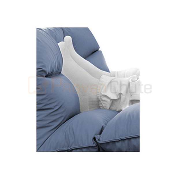 Coussin confort multi-positions gris souple et modulable