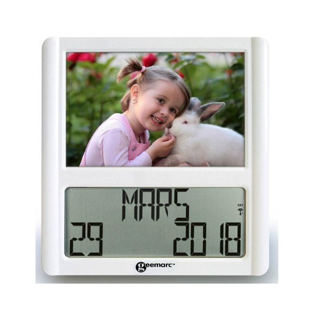 Horloge personnalisable à date avec cadre photo Viso 5