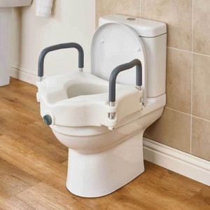 Rehausseur de toilettes, pour Adultes, Rehausseur WC 10 cm, Sans co