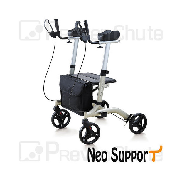 Aide à la marche à appuis ante-brachiaux Neo Support 4 roues