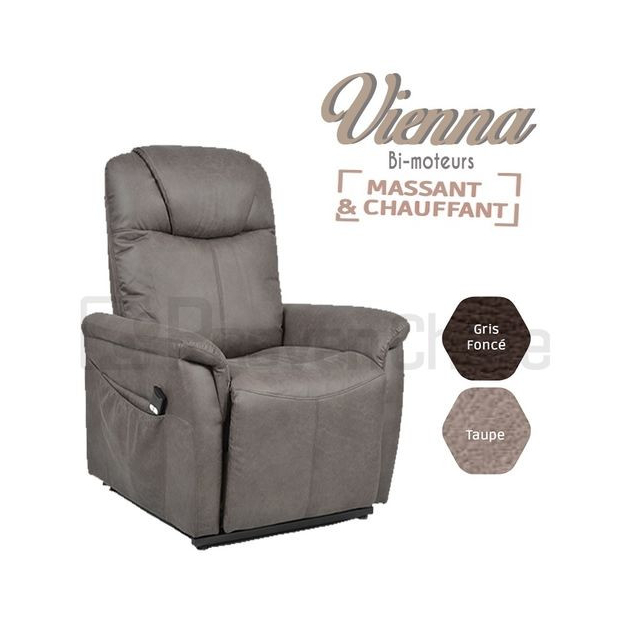 Fauteuil Releveur Massant Chauffant Vienna