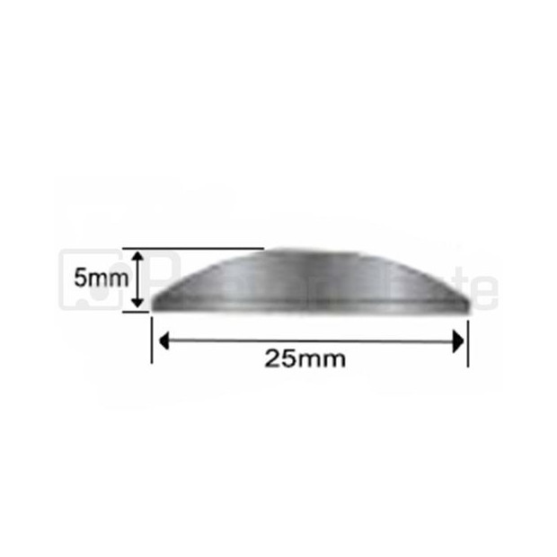 Mesures Plot podotactile d'aide à l'orientation, aluminium ou inox