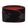 Ceinture dorsale chauffante sans-fil noir rouge