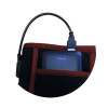 ceinture de soutien chauffante avec batterie lithium rechargeable et câble USB noir et rouge
