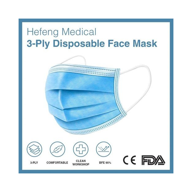 Masque Chirurgical Jetable 3 plis type 2