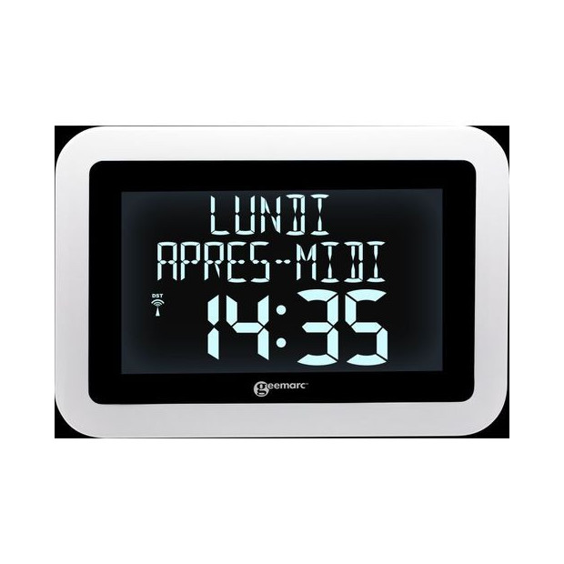 Horloge Calendrier Multi Affichage Viso 15 heure jour date mois période de la journée