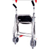 Rollator Drakon Plus 4 doubles grandes roues pliable  compact