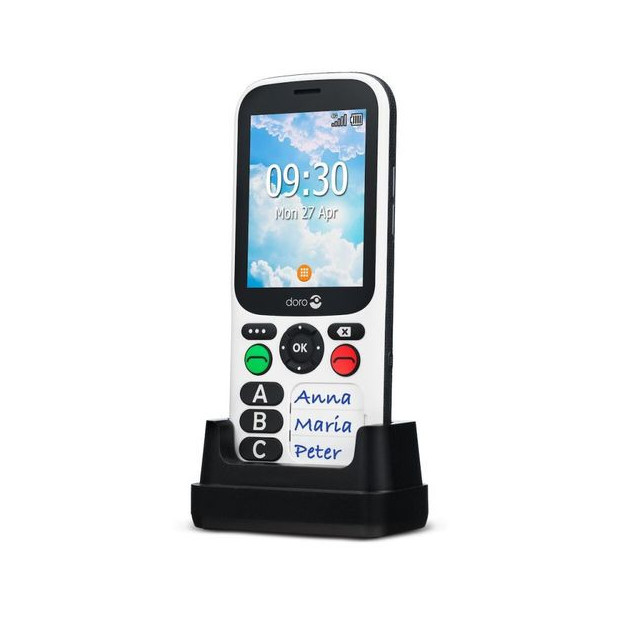 Téléphone Portable Doro Secure 780 X avec géolocalisation GPS simple touches mémoire