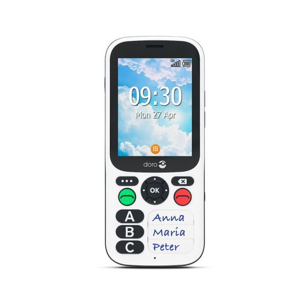 Smartphone Portable Doro Secure 780 X avec géolocalisation GPS avec grosses touches