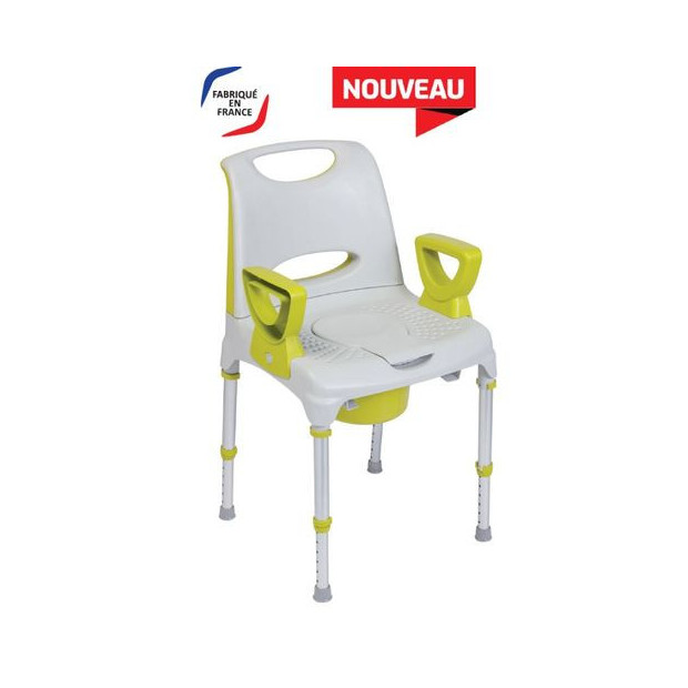 Chaise de toilette AQ-TICA - Maintien à domicile O+ Medical