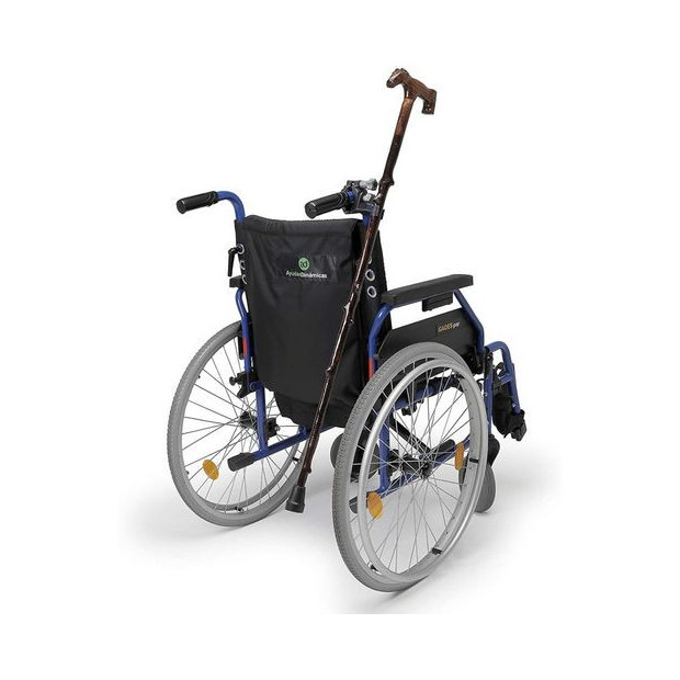 pince de serrage Jica avec support de canne orientable pour fauteuil roulant