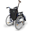pince de serrage Jica avec support de canne orientable pour fauteuil roulant