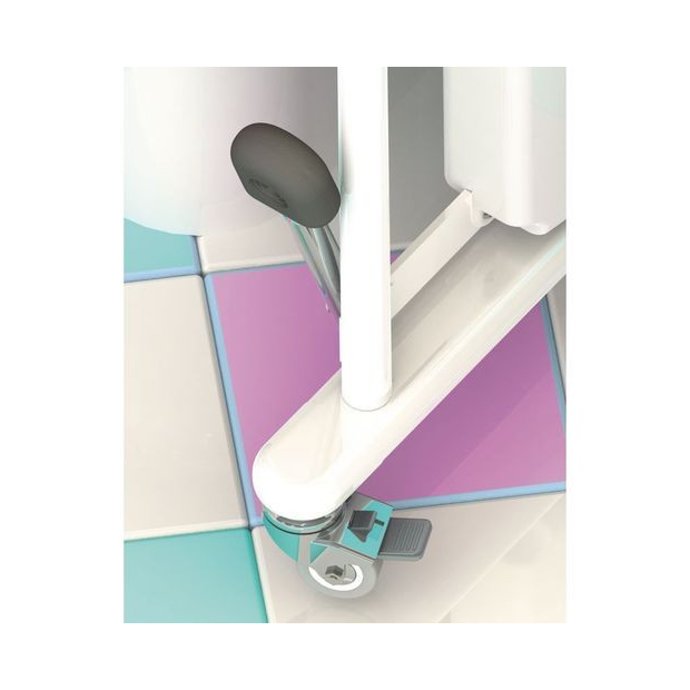 fauteuil releveur toilettes  électrique Supra avec ou sans roulettes avec freins