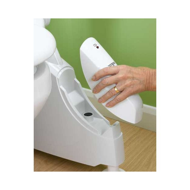 Siège élévateur de toilettes Solo avec batterie amovible rechargeable