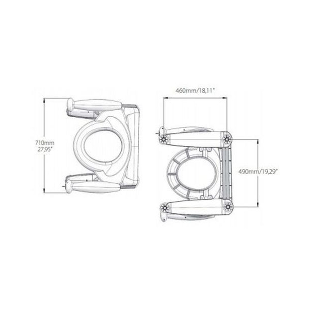 Kit De 4 Supports De Siège Surélevateur Pour Can-Am Maverick X3 (2017-2022) - Rehausse L'assise, Remplacement Direct