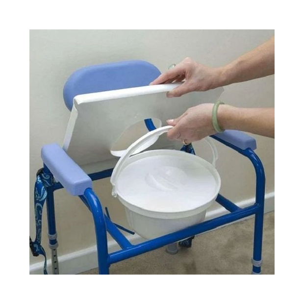Siège WC Enfant avec seau et assise amovible structure acier