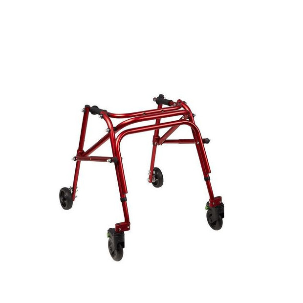 Rollator postérieur Enfant Klip rouge structure en aluminium