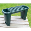 tabouret pour jardinage avec rangements outils vert