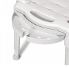 Porte savon et pommeau douche pour chaise Etac Clean et swift comode blanc