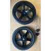 Roues arrières fixes Chariot de course Go Plus Playmarket 2 agrafes de fixation, 2 rondelles 2 capuchons enjoliveur