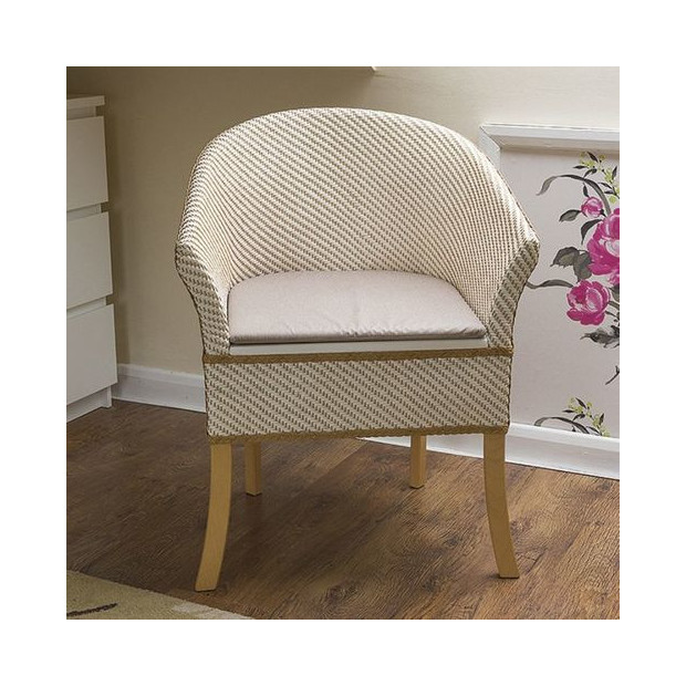 Fauteuil garde robe Luxe en bois blanc beige et marron