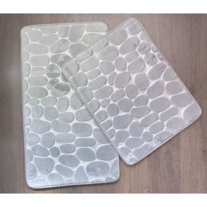 Tapis de sortie de bain Galet gris 2 taille