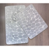 Tapis de sortie de bain Galet gris 2 taille