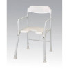 fauteuil pour la toilette pliable anatomique Days blanche avec accoudoirs