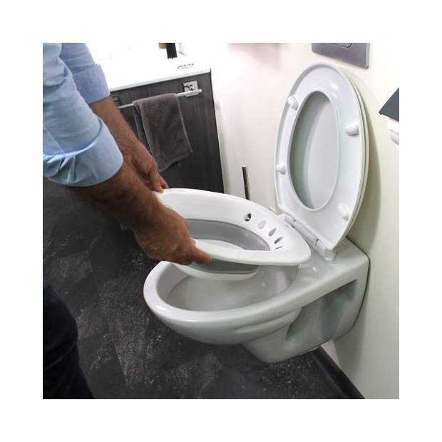 Bidet portable et pliable adaptable sur WC