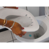 bidet amovible et compact pour l'hygiène intime trous d'évacuation pour vider l'eau sale dans la cuvette