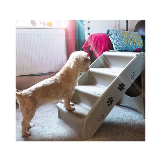 Escalier pour chien et chat pliable bord de canapé