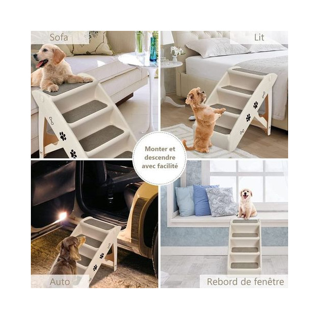 Rampe pour chien, escalier pour chien, pliable, Escalier pliable