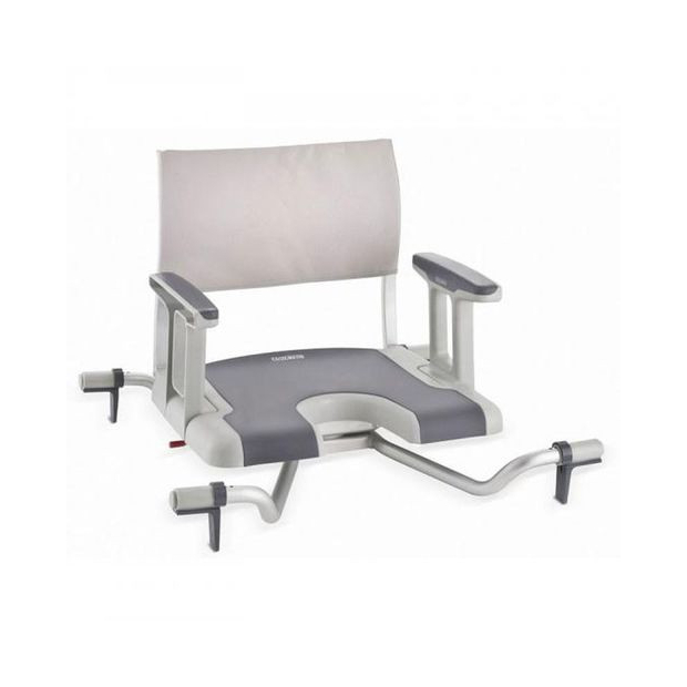 Fauteuil de bain rotatif Aquatec Sorrento Invacare avec 4 taquets de fixation