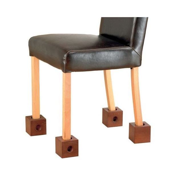 Cubes rehausseurs de fauteuil blox en bois laqué