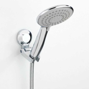 Set de douche avec barre télescopique et support orientable et réglable  avec finition chromée Maple Aquore - Habitium®