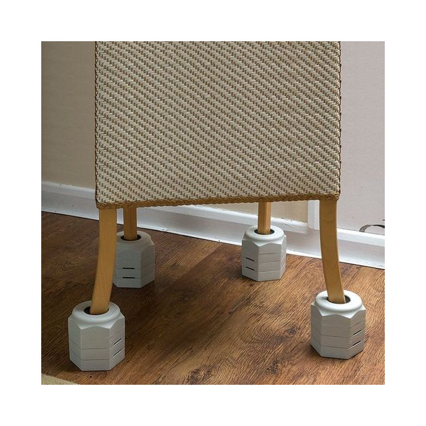 Rehausseurs de chaises grip-on Langham (x4), système de pieds auto-clipsant