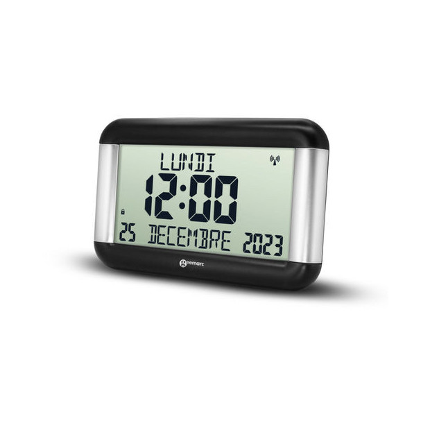 Horloge à date automatique Viso 8 geemarc noir et aluminium