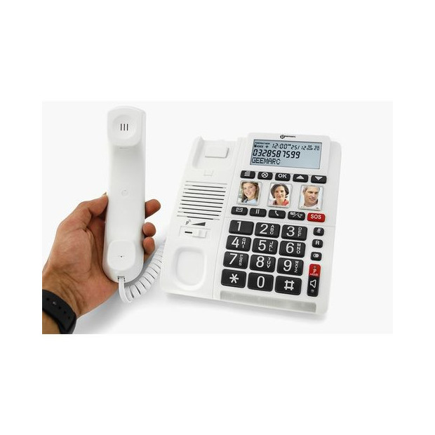 Téléphone d'alerte pendentif sos CL610 Geemarc