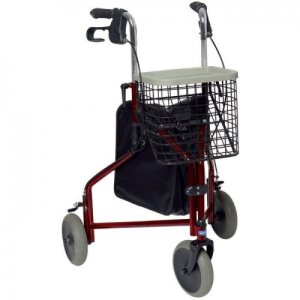 Déambulateur Rollator Ultra léger, cadre en aluminium de seulement 6kg