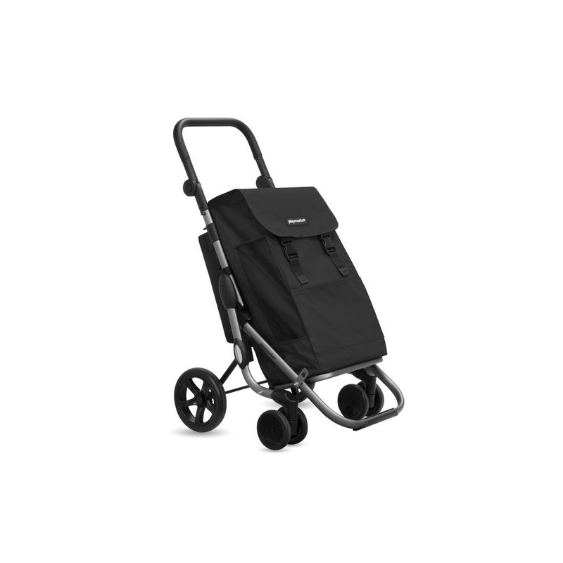 Playmarket Go Lite Fresh - Chariot De Courses Convertible 4 à 2 Roues, Tissu Imperméable, Guidon Réglable, Capacité 53L