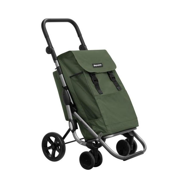 Chariot de course 4 roues Go Plus coloris Olive
